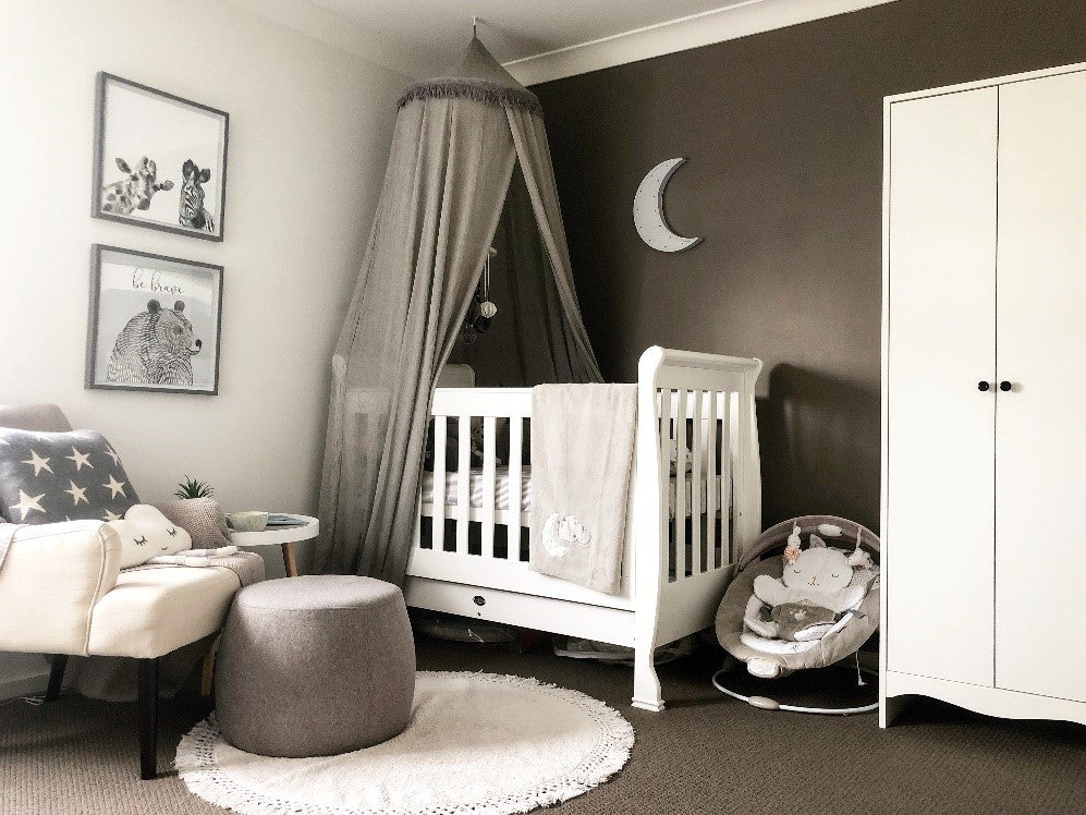 5 in 1 Sleigh Cot – Cloud 9 Baby Bedrooms