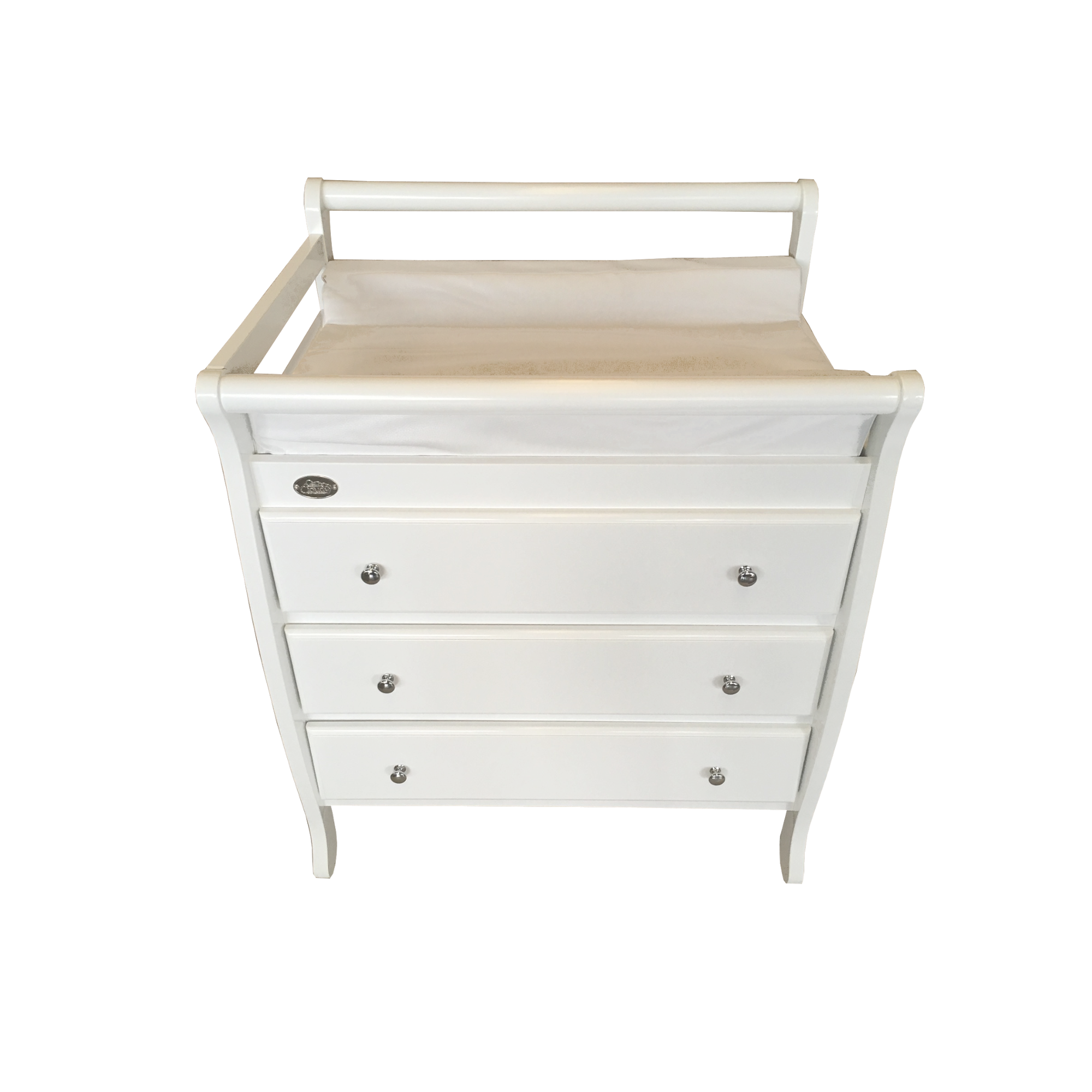 3 Drawer Change Table with Change Mat Front View